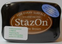 StazOn 043 saddle brown
